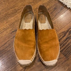 Chloe Lauren Espadrille 39 tan cognac